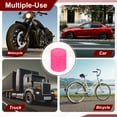 thumbnail image 6 of Uxcell Tire Valve Stem Caps, Car Wheel Valve Cap Universal Air Valve Cover Vehicle Exterior Accessories Pink, 6 of 6