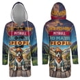 thumbnail image 3 of I Like Fishing, and my Pitbull, and Maybe 3 People. Happy Father's Day All Over Print 3D Hooded Duffle Toggle Coat Terrier Dog Lover - 00004, 3 of 6
