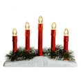 thumbnail image 1 of Holiday Time Christmas 5 Lights Candelabra With Halos Clear Bulbs, 1 of 4