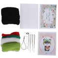thumbnail image 3 of Fieltro De Aguja Muñeca De Peluche Sin Olor Material De Bricolaje Decoración Del Hogar Kit De Fieltro Para Principiantes Para El Día Del Niño Para El Día De La Madre ANGGREK Arte y Manualidades, 3 of 8