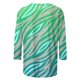 thumbnail image 4 of Fiudx Camisetas para Mujer Blusa Suelta Estampada con Cuello Redondo y Manga 3/4 para Mujer, 4 of 5