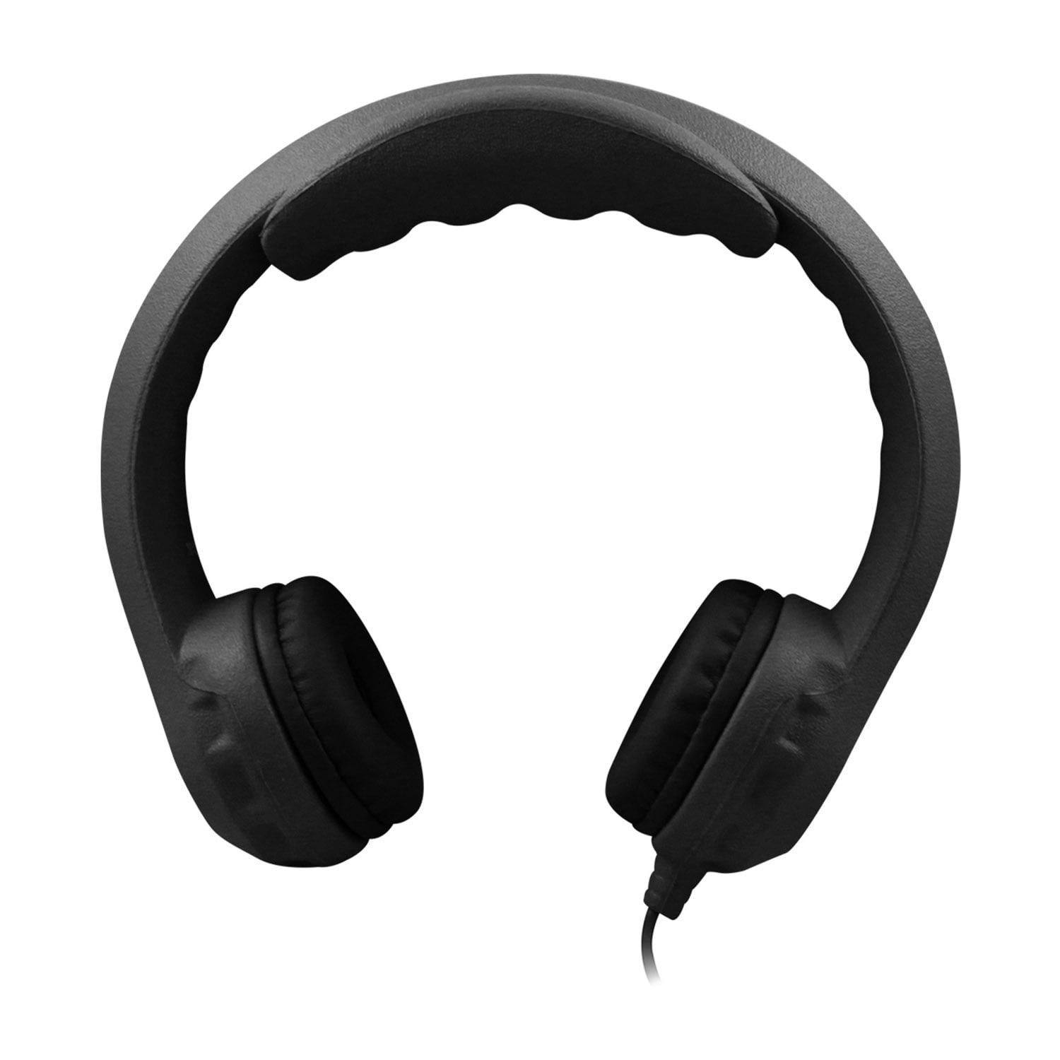 Flex-Phones Indestructible Foam Headphones, Black