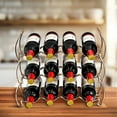 thumbnail image 5 of Sorbus 6-Tier Stackable Wine Rack - Classic Style Wine Racks for Bottles - Perfect for Bar, Wine Cellar, Basement, Cabinet, Pantry- Hold 24 Bottles, Metal (Copper), 5 of 9