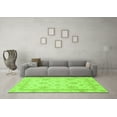 thumbnail image 3 of Ahgly Company Indoor Round Oriental Green Modern Area Rugs, 6' Round, 3 of 4