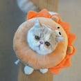 thumbnail image 4 of CUITING Cat Recovery Collar  Cute Cat Donut Collar  Soft Cone Collars for Cat  Wound Healing Protective Cone After Surgery Elizabethan Collars for Kitten Pets, 4 of 6