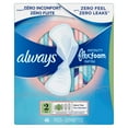 thumbnail image 3 of Always Infinity with FlexFoam Pads for Women, Size 2, Heavy Absorbency, with Wings, Unscented 46 count, 3 of 19