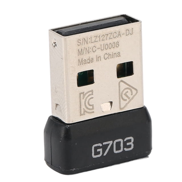 Receptor de ratón USB para Logitech G703 para ratón inalámbrico LIGHTSPEED Adaptador de ratón portátil con tecnología inalámbrica 2,4 G