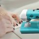 thumbnail image 5 of Portable Sewing Machine Plastics Pink/Blue/Red Home Sewing Accessories Household Crafting Mini Elec Qhzl A-G, 5 of 5