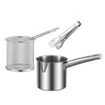 thumbnail image 3 of DOLITY Deep Fryer Pot Multipurpose Portable Steamer Tray Cooking Supplies Fryer Pan C, 3 of 9