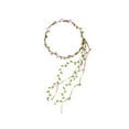 thumbnail image 3 of Flower Crown Floral Wreath Headband Floral Garland Headbands Photo Props Hair Accessories (Pink), 3 of 9