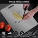 thumbnail image 4 of 3 Piezas Tablas para Picar Cocina de Acero Inoxidable 304,Titanium Cutting Board,Tabla Para Cortar Con 3 Tallas,Portátil Fácil Limpiar Doble Cara Tablas para Servir Carne,Pan,Frutas y Verduras, 4 of 7