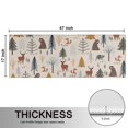 thumbnail image 5 of Kitchen Rugs Sets Of 2,Beige Christmas Forest Animal Pattern Anti Fatigue Kitchen Mat Rugs Non Slip Washable,Decorative Kitchen Floor Mats for Kitchen,Sink,Laundry,17"X47", 5 of 5
