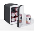 thumbnail image 5 of Mini refrigerador Chefman  Portátil Con Puerta De Espejo 4lt, 5 of 5