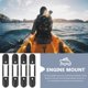 thumbnail image 4 of IFANLANDOR 4Jgo Clip Universal Para Palas Con Tornillo Ideal Para Uso En Kayak Y Canotaje Negro, 4 of 5