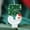 GN, variant on Cheapark New Green White Santa Claus Candle Red Hat Snowman Christmas Digital Candle
