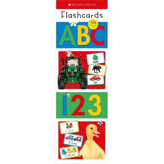 ABC and 123 Flashcard Double Pack: Scholastic Early Learners (Flashcards) (Hardcover)