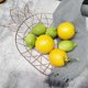thumbnail image 2 of Fruit Basket Hollow Iron Pineapple Shape Kitchen Living Room Organizer Golden Storage 1Pcs, 2 of 3