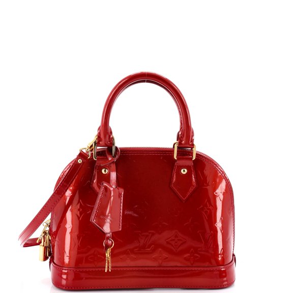 Pre-Owned Alma Handbag Monogram Vernis BB By Rebag