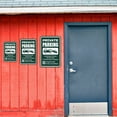 thumbnail image 2 of Portrait Round Plus Private Parking Unauthorized Vehicles Will be Towed at Vehicle Owner's expense Property Under 24 hour Surveillance Wall or Door Sign | Indoor or Outdoor Parking Signage - Medium, 2 of 8