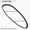 thumbnail image 4 of Correa de transmisión Unique Bargains para Harley Davidson FXST FLST 1994-1999 V-Belt No.4001794 130T, 4 of 7