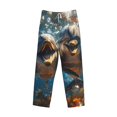 thumbnail image 6 of Daiia Playful Dolphins Underwater Men's Sleep Pant with Pockets and Drawstring,Pajama Pants-Medium, 6 of 9