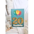 thumbnail image 2 of Tarjeta de Felicitación Joli Coon 20º Cumpleaños 3D Hecha a Mano, 2 of 9