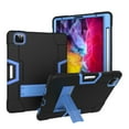 thumbnail image 1 of Mignova for iPad Pro 11 2020 Case,Hybrid Heavy Duty Three Layer Full-Body Shockproof Armor Defender Rugged Protective Case Cover with Stand for Apple iPad Pro 11 Inch Case 2020/2018(Black/Blue), 1 of 6