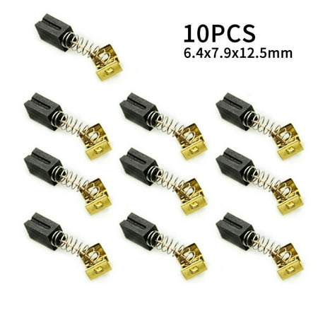 

10x Carbon Brushes 6.4x7.9x12.5mm For Black Decker CD105\CD110\CD115 KG900 Cheap