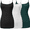 3PK - BLACK/DEEP JUNGLE/WHITE, variant on 3 Packs - TheLovely Womens & Plus Sizes Basic Solid Long Length Adjustable Spaghetti Strap Tank Top Camisoles