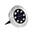 thumbnail image 6 of 1 Pack Solar Garden Lights Outdoor - 8 LED Solar Ground Lights, Waterproof In-Ground Landscape Lighting for Pathway, Lawn, Patio, Yard, and Walkway, 6 of 6