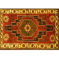 thumbnail image 1 of Ahgly Company Indoor Rectangle Persian Yellow Traditional Area Rugs, 8' x 10', 1 of 4