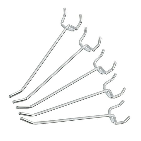 

Pegboard Hooks | 50PCS Peg Board Asseccories | Universal Metal L Shape Pegboard Hooks Fit for 2 4 6-Inch Pegboard Organizer Assortment for Garage Heavy Duty Pegs Tool