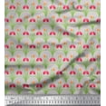 thumbnail image 1 of Soimoi Gray Viscose Chiffon Fabric Leaves & Tulip Floral Decor Fabric Printed Yard 42 Inch Wide, 1 of 3