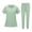 CZ26-Light Green, variant on VV AVEORS Scrubs For Women Set - Stretch Zip Up V-Neck Scrub Top & Cargo Pants Jogger Nurse Work Uniform Quick Drying Nursing Uniforms White S