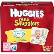 HUGGIES - Supreme Little Snugglers Diapers (sizes 1, 2)