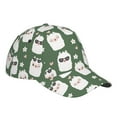 thumbnail image 3 of Fotbe Alpaca Faces Baseball Cap, Alpaca Faces Print Dad Hat,Outdoor Hat,Adjustable Sports Cap, Perfect For Activities, 3 of 9