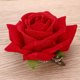 thumbnail image 4 of 4 broches de flores con forma de rosa de tela, accesorio artesanal para vacaciones en Hawái (rojo), 4 of 7