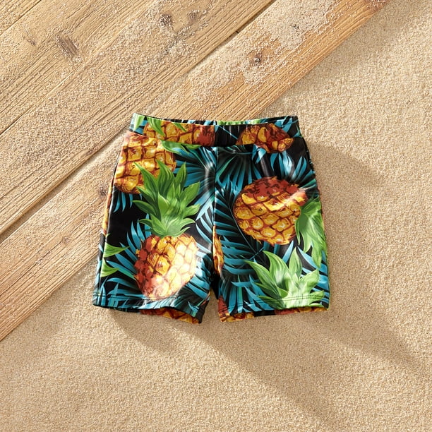 Pineapple swim store trunks walmart