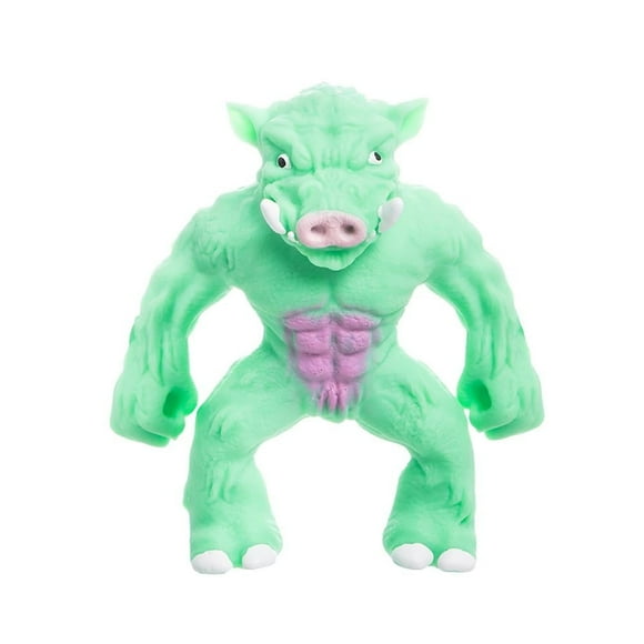 Figura Flexors Animales Estirable 15 cm Verde Y Rosa