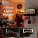 thumbnail image 2 of Infinity Garage Keychain, Wall Mounted Infinity Mirror LED Lamp Display Case Key Holder, Christmas Gifts for Car Enthusiasts & Collectors, 2 of 5