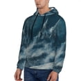 thumbnail image 3 of Lsque Mysterious Moonlit Mountains Pattern Casual Men's Hoodie,Hooded Sweatshirt with Kangaroo Pocket,Pullover Hoodie-XX-Large, 3 of 7