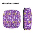 thumbnail image 2 of HELLHERO Romantic Purple-Hued Tropical Flowers Seat Back Cover Dual-Use Seat and Backrest Cover Perfect for Parks Easy Installation Secure Fit, 2 of 7