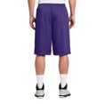 thumbnail image 2 of SPORT-TEK Men's Extra Long PosiCharge Classic Mesh Short S Purple, 2 of 6