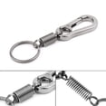 thumbnail image 2 of Heavy Duty Belt Key Clip Pants Key Ring Retractable Gourd Buckle Keyring Anti Lost Carabiner Keychain Replacement, 2 of 6