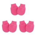 thumbnail image 3 of Manoplas para bebés Minnieouse guantes Algodón spandex Decoración Rosa roja, 3 of 6