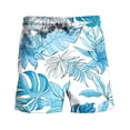 thumbnail image 3 of JUUYY Men's Fashion 3D Hawaiian Print Shorts Drawstring Elastic Waist Pockets Short Pants Summer Casual Loose Comfortable Holiday Beach Plus Size Shorts Multicolor M, 3 of 5