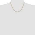 thumbnail image 4 of 14K Yellow Gold Rope Chain Necklace 18 inch 2.25 mm Regular with Lobster Clasp, 4 of 4