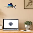 thumbnail image 4 of TIMIFIS Wall Sticker Sailfish Metal Wrought Iron Crafts Interior Wall Decoration Home Decor, 4 of 4