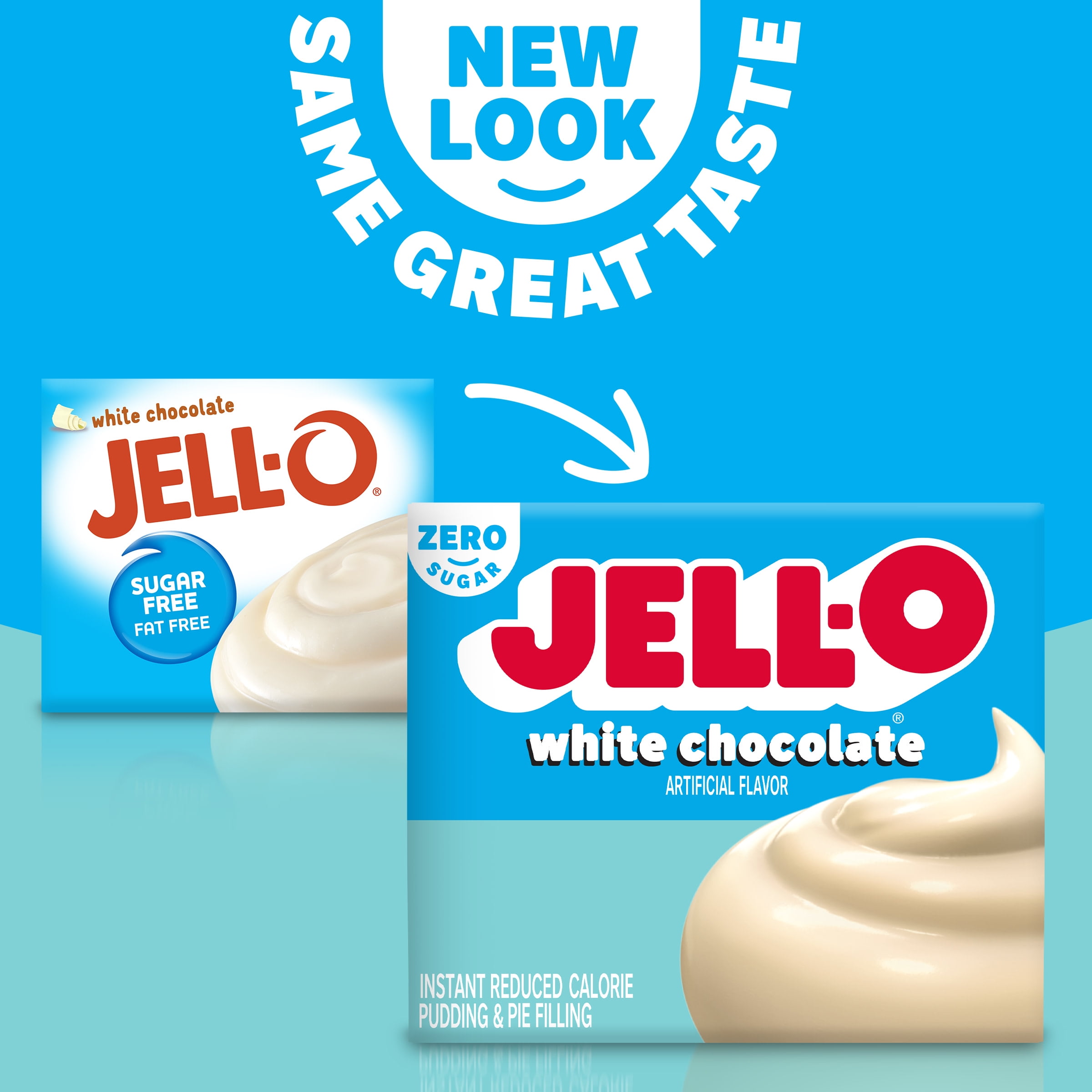 Jell O White Chocolate Artificially Flavored Zero Sugar Instant