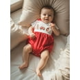 thumbnail image 5 of BemeyourBBs Newborn Baby Boy Girl Summer Clothes Firefighter Police Outfit Bubble Romper Overalls Loose Fit Firefighting Embroidered Sleeveless Infant Jumpsuit Bodysuit Playsuit, 5 of 9